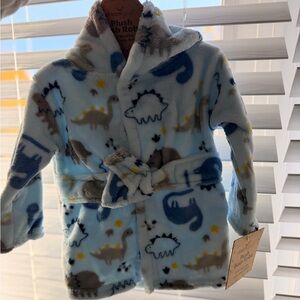 Dinosaur Print Kids Pajama - Blue / Dinosaur
